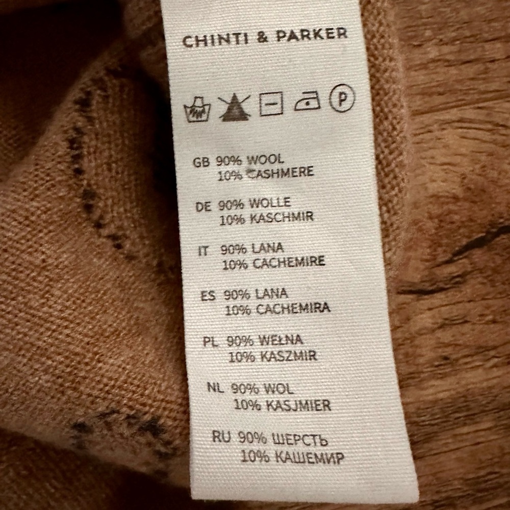 Chinti & Parker Wool & Cashmere Leopard Print Car… - image 4